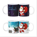 Nueva taza grande del cambio del color de la etiqueta 11oz de la llegada 2016 para la Navidad